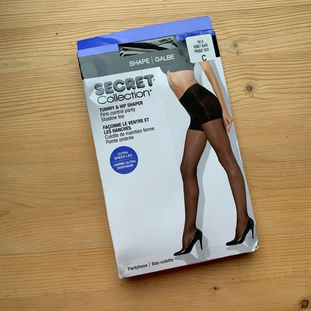 sheer tights with control top